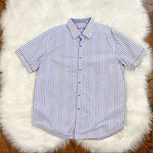 Robert Graham Faded Stripe Short Sleeve 2XL